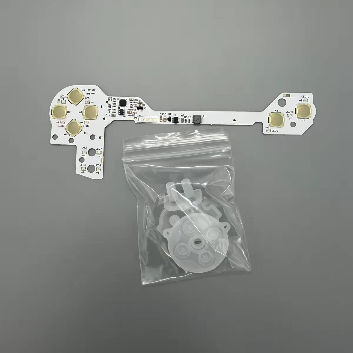 6e7450134be9f757cefce0506fae6020 For GBA LED Button Light Pot Piece Integrated RGB Custom Color Matching - Image 1