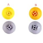 1 Pair for Gamecube Thumbstick Thumb Stick for NGC Thumb Grip for Game Cube Button Replacement