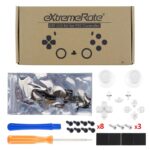 eXtremeRate Multi-Colors Luminated Buttons DTF V3 LED Kit for PS5 Controlle BDM-030/040/050/060 - White - Image 5