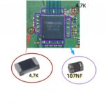 PS5 Console Mainboard 4.7K Capacitor 107NF SMD Resistors Repair Part