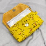 3DS XL Console Handmade Pikachu Storage Bag Waterproof Soft Inner Lining With Magnetic Closure 3DSXL - Image 2