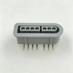 For SNES Mother Seat 7pin Grey Bent Feet and 180degrees Straight Feet Repari Replacement