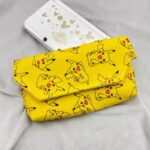 3DS XL Console Handmade Pikachu Storage Bag Waterproof Soft Inner Lining With Magnetic Closure 3DSXL