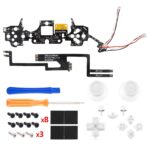 eXtremeRate Multi-Colors Luminated Buttons DTF V3 LED Kit for PS5 Controlle BDM-030/040/050/060 - White - Image 4