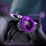 eXtremeRate SPARK Back Paddles Kit with OLED Display & Clicky Trigger Stops & Ergonomic Grips for PS5 Controller BDM-030/040/050/060 - Rubberized Black - Image 4