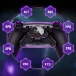 eXtremeRate SPARK Back Paddles Kit with OLED Display & Clicky Trigger Stops & Ergonomic Grips for PS5 Controller BDM-030/040/050/060 - Rubberized Black - Image 5