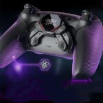 eXtremeRate SPARK Back Paddles Kit with OLED Display & Clicky Trigger Stops & Ergonomic Grips for PS5 Controller BDM-030/040/050/060 - Rubberized Black - Image 7