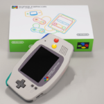 GBA SFC (Super Famicom) Shell With Color Box Buttons Set Matching IPS Laminated LCD Screen Replacement